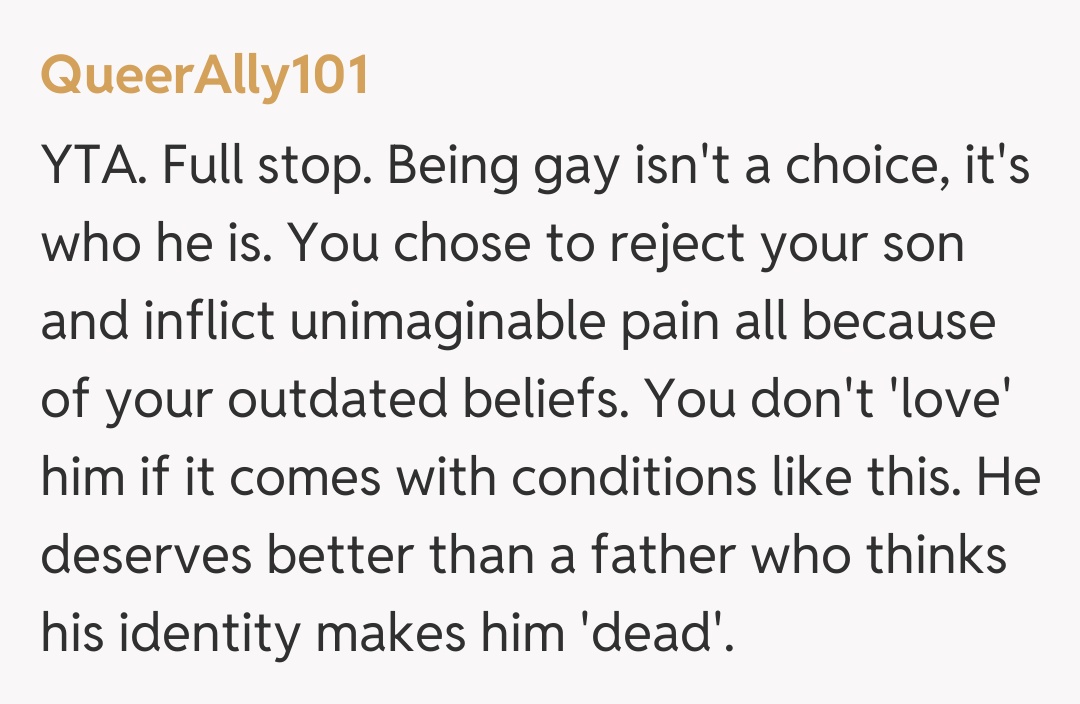 Comentariu de la QueerAlly101