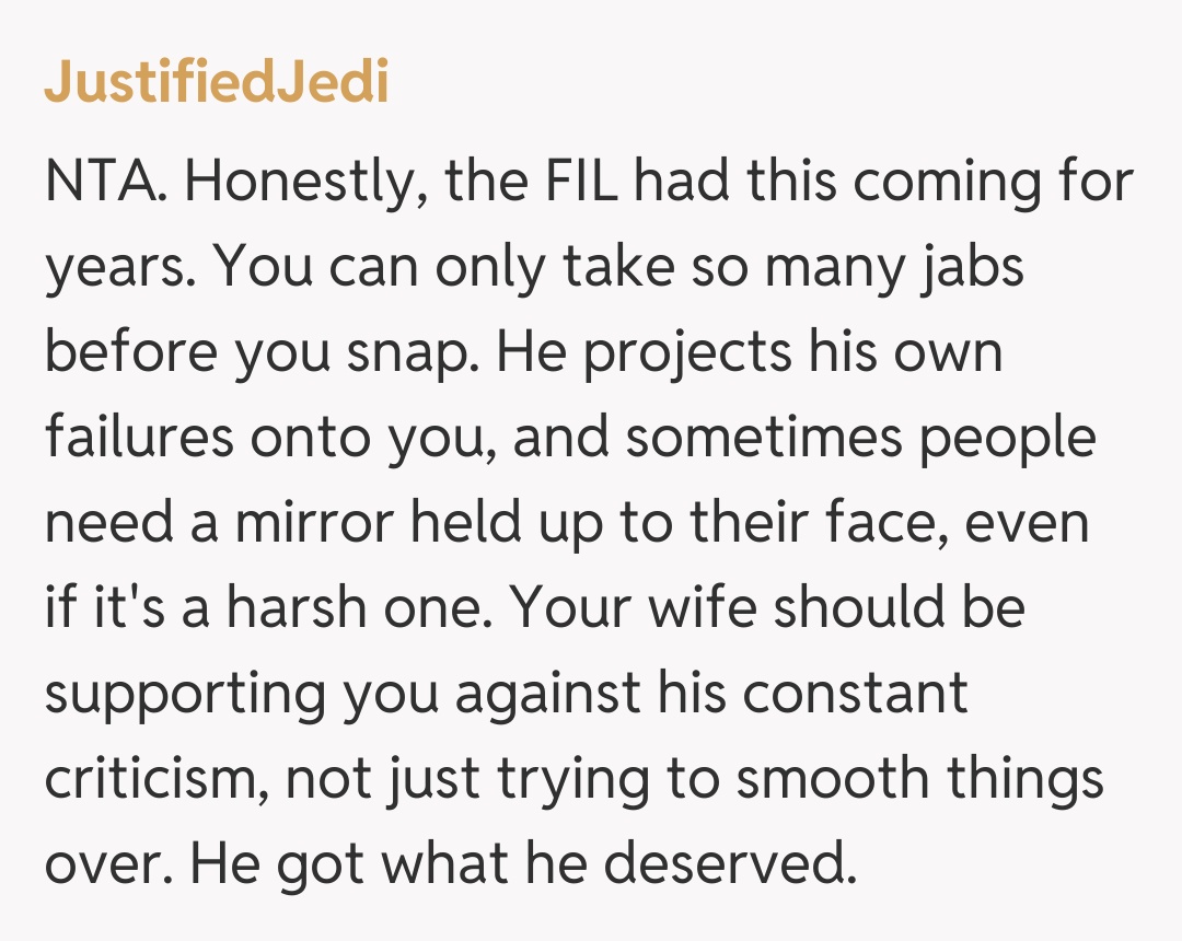 Comentariu de la JustifiedJedi