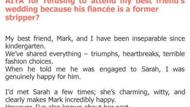 Photo of AITA for refusing to attend my best friend’s wedding because his fiancée is a former stripper?