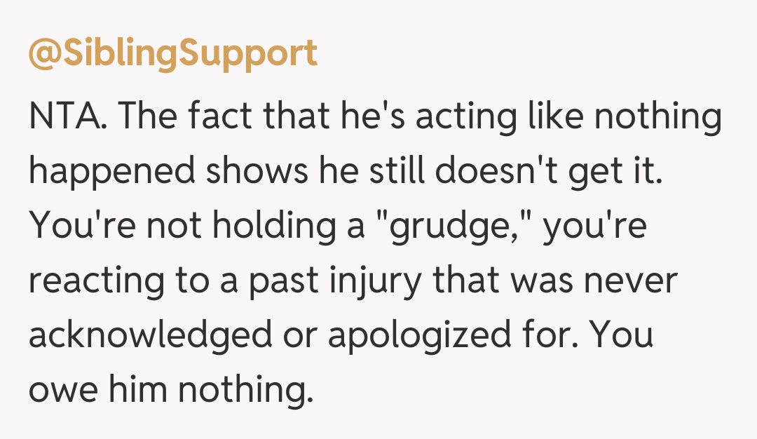 Comentariu de la @SiblingSupport