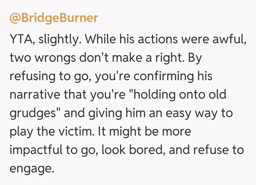 Comentariu de la @BridgeBurner