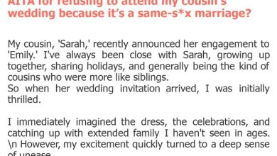 Photo of AITA for refusing to attend my cousin’s wedding because it’s a same-s*x marriage?