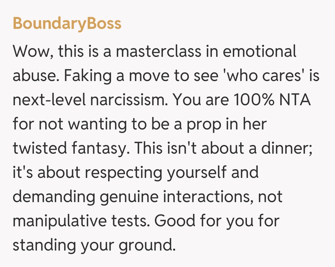 Comentariu de la BoundaryBoss