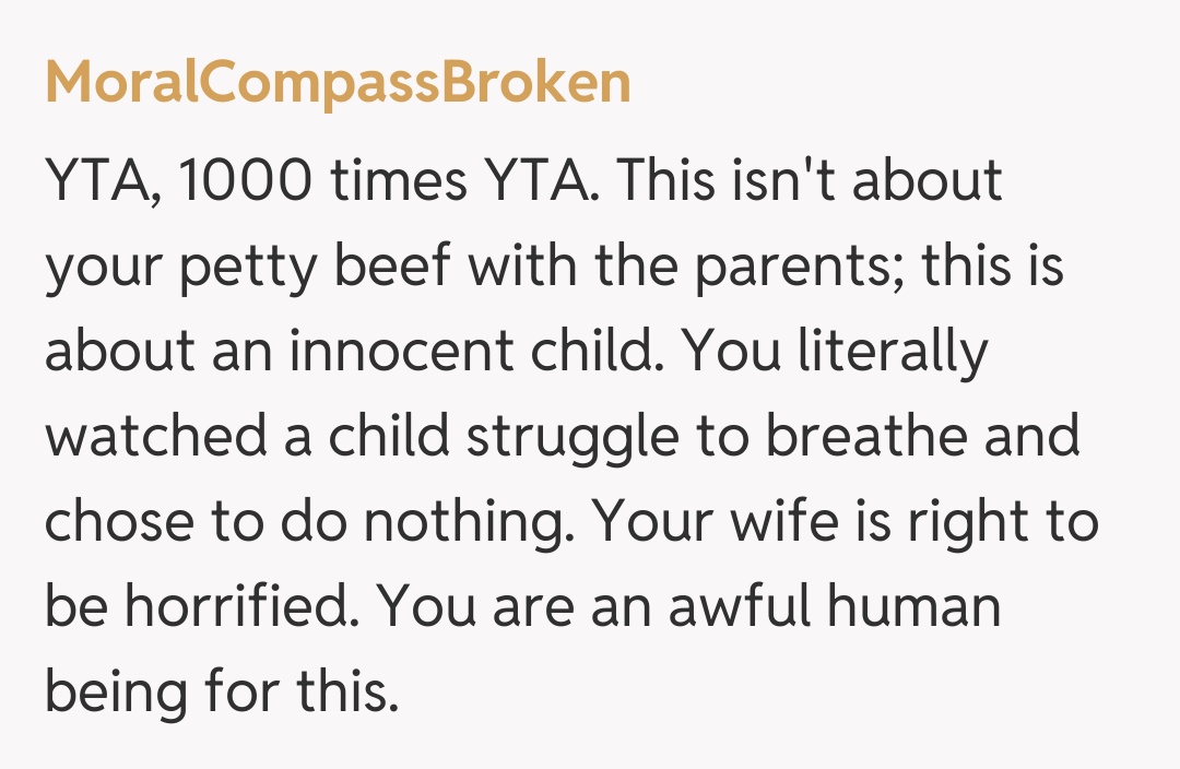 Comentariu de la MoralCompassBroken