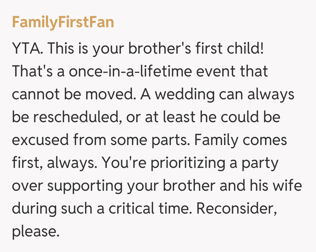 Comentariu de la FamilyFirstFan