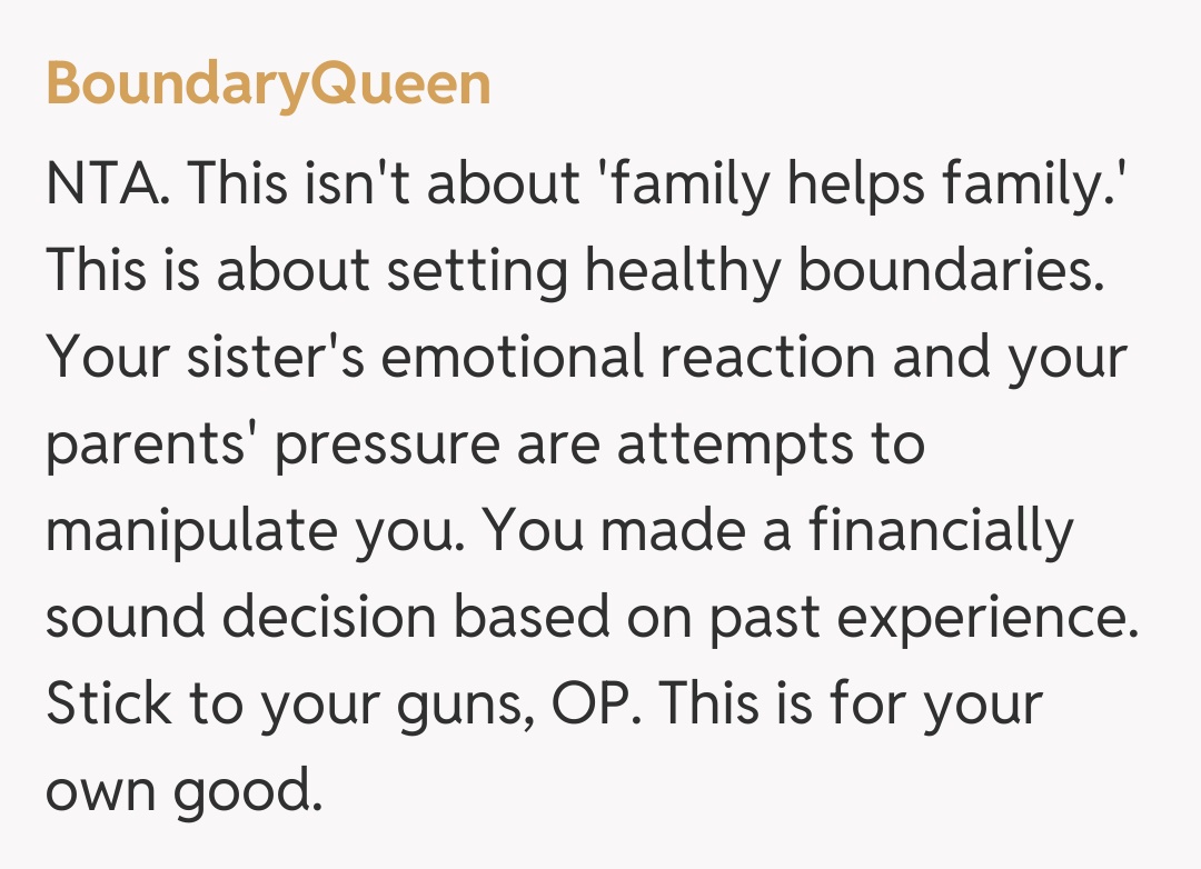 Comentariu de la BoundaryQueen