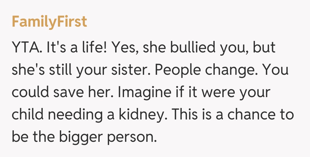 Comentariu de la FamilyFirst