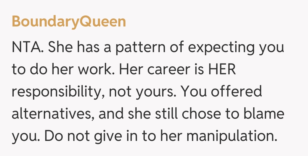 Comentariu de la BoundaryQueen