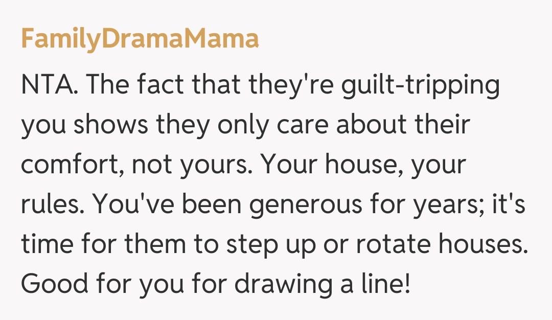 Comentariu de la FamilyDramaMama