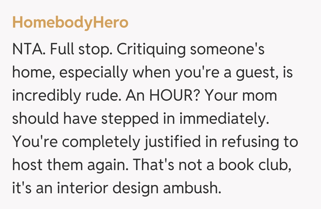 Comentariu de la HomebodyHero