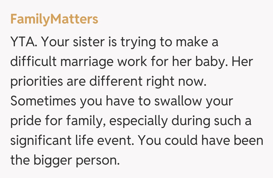 Comentariu de la FamilyMatters