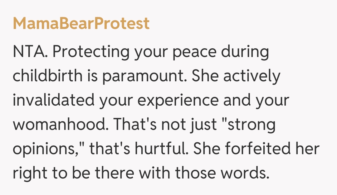 Comentariu de la MamaBearProtest