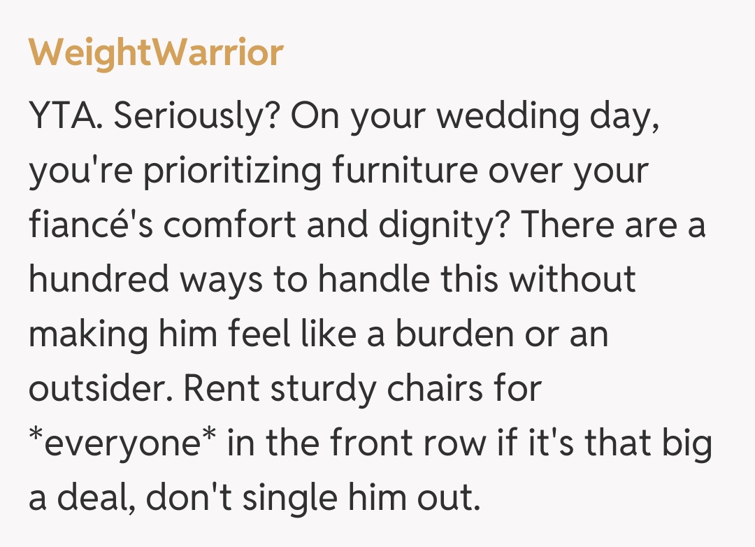 Comentariu de la WeightWarrior