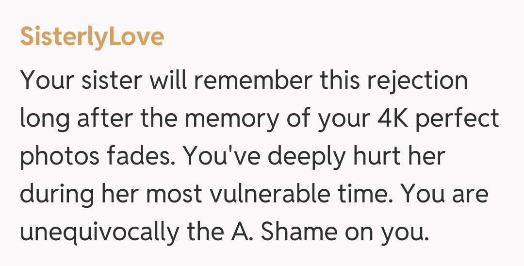 Comentariu de la SisterlyLove