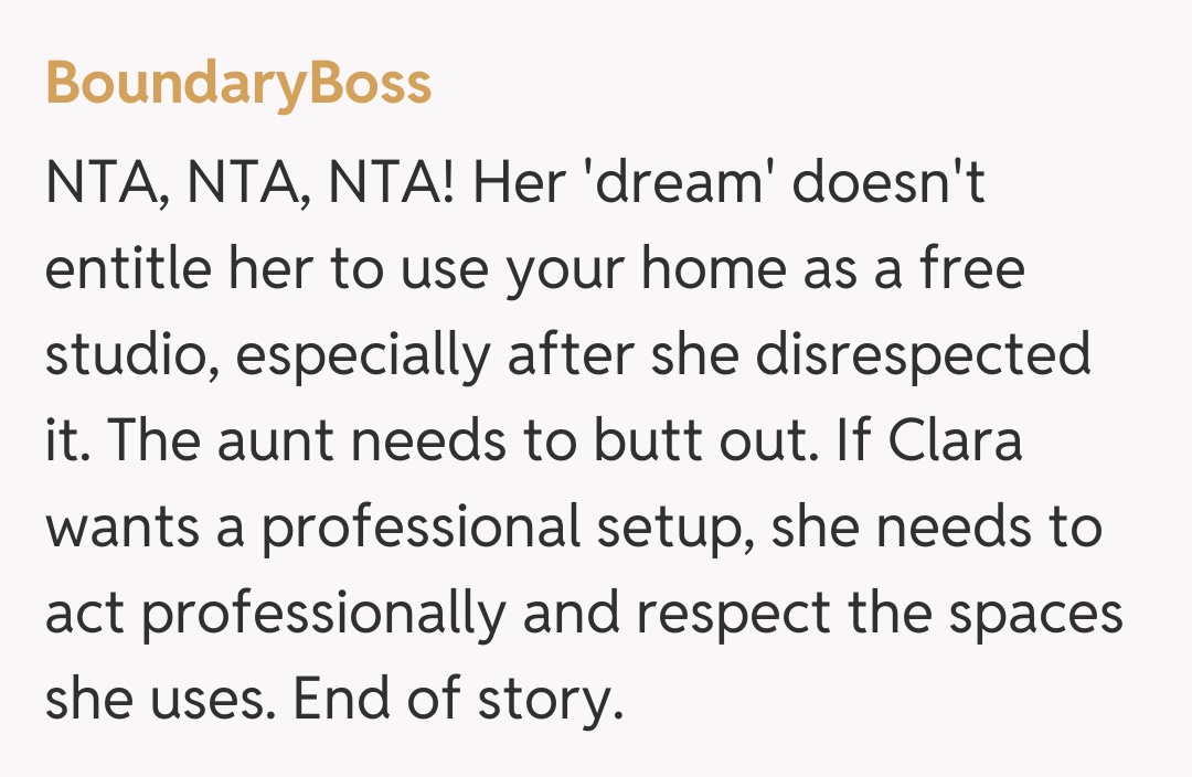 Comentariu de la BoundaryBoss