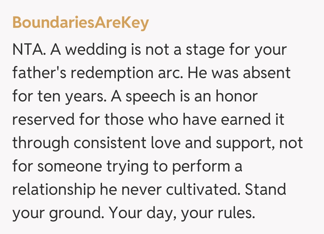 Comentariu de la BoundariesAreKey