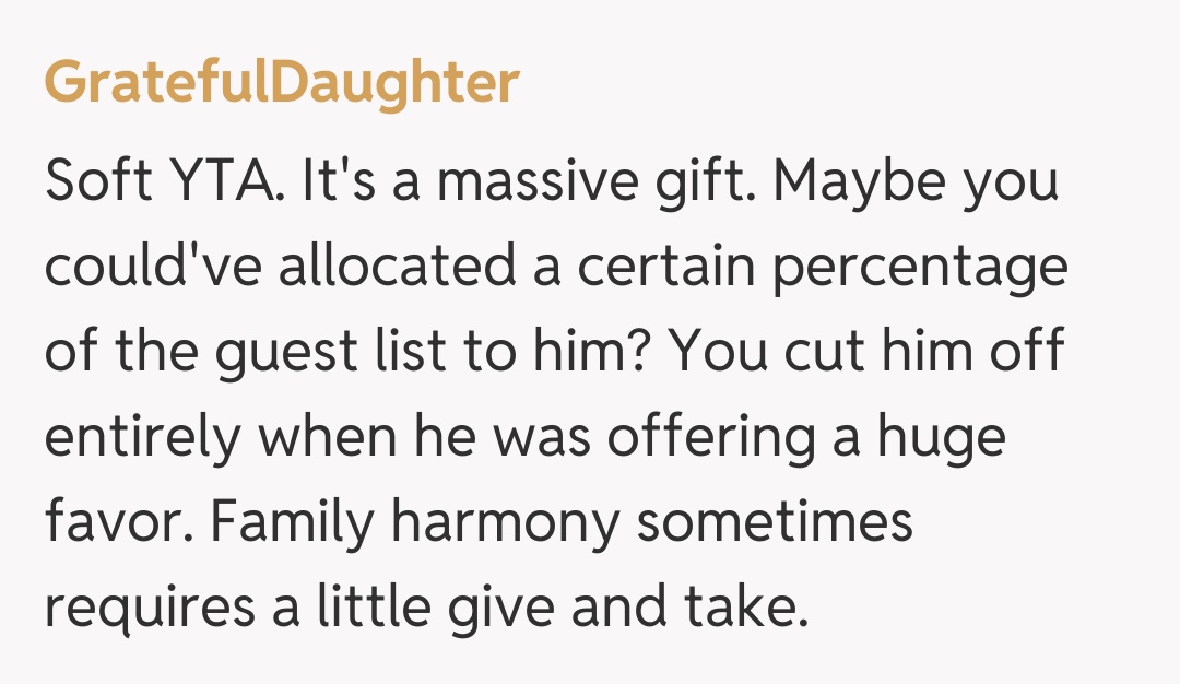 Comentariu de la GratefulDaughter