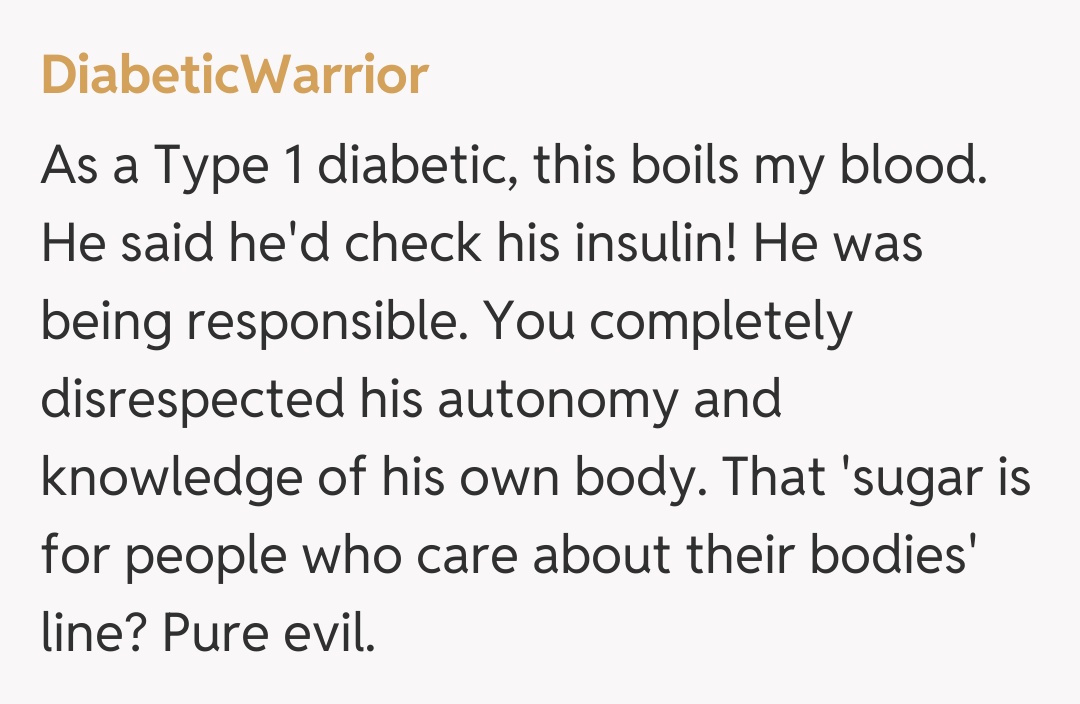 Comentariu de la DiabeticWarrior