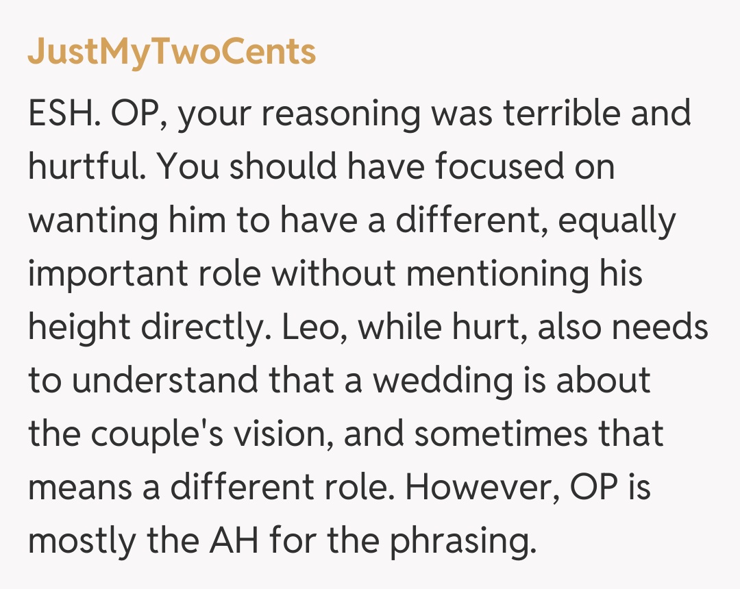 Comentariu de la JustMyTwoCents