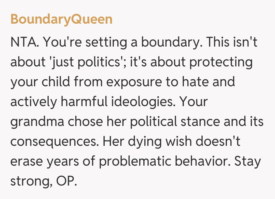 Comentariu de la BoundaryQueen