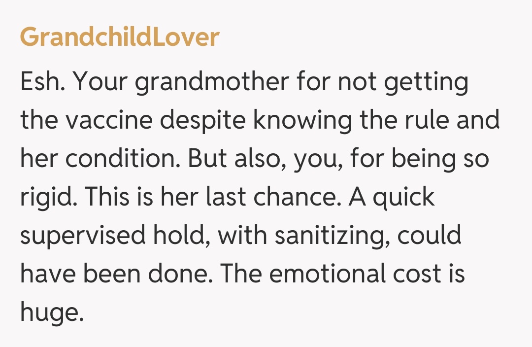Comentariu de la GrandchildLover