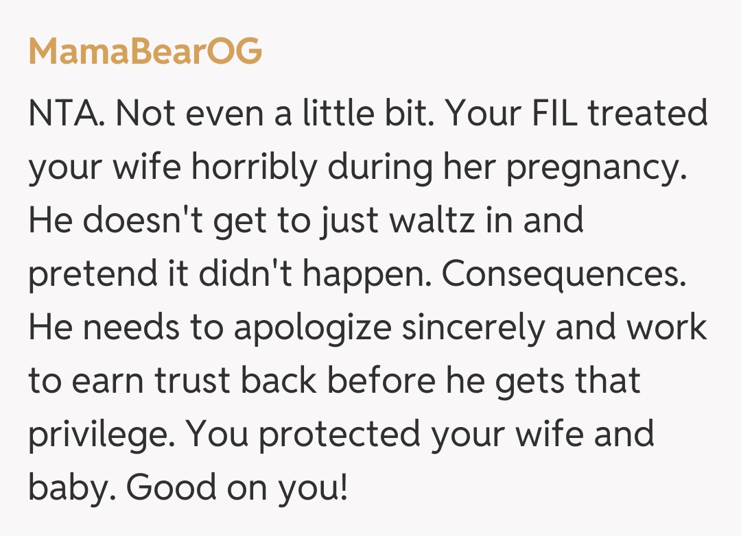 Comentariu de la MamaBearOG