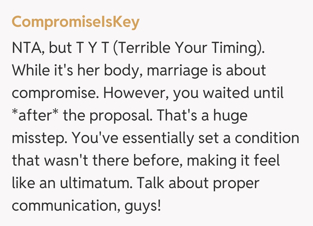 Comentariu de la CompromiseIsKey