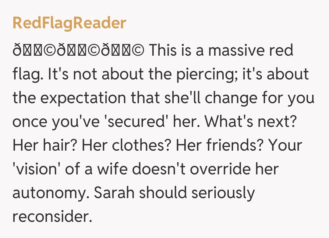 Comentariu de la RedFlagReader