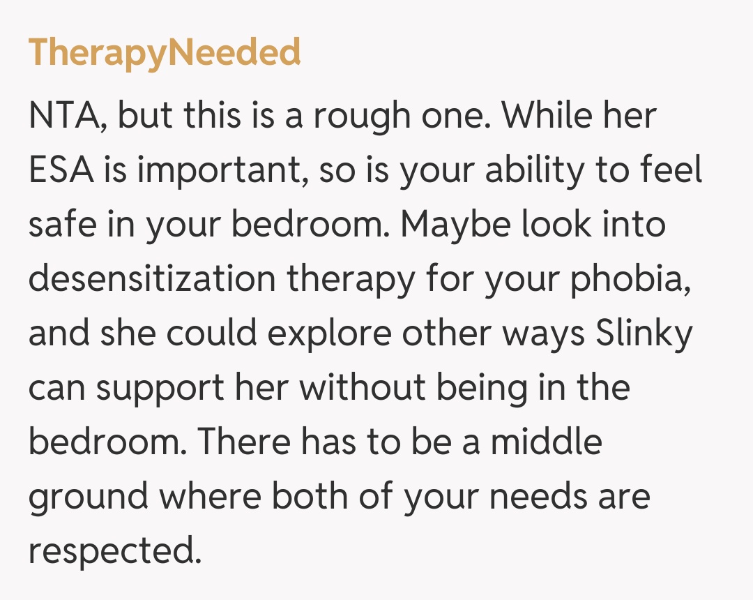 Comentariu de la TherapyNeeded