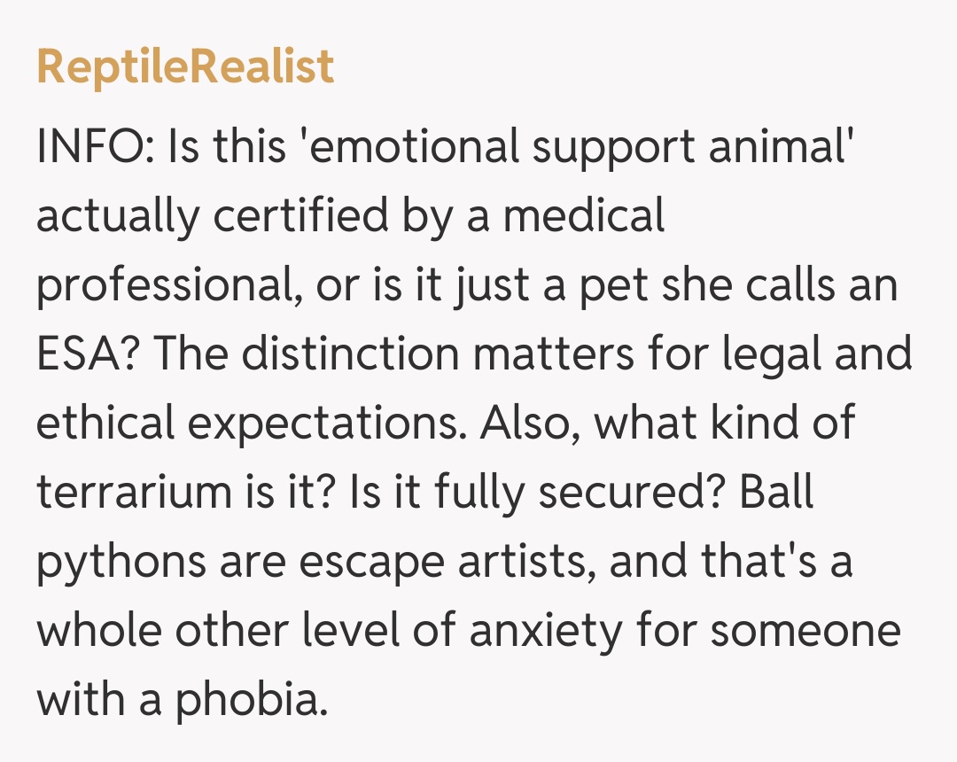 Comentariu de la ReptileRealist