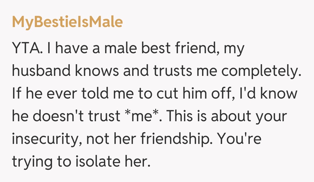 Comentariu de la MyBestieIsMale