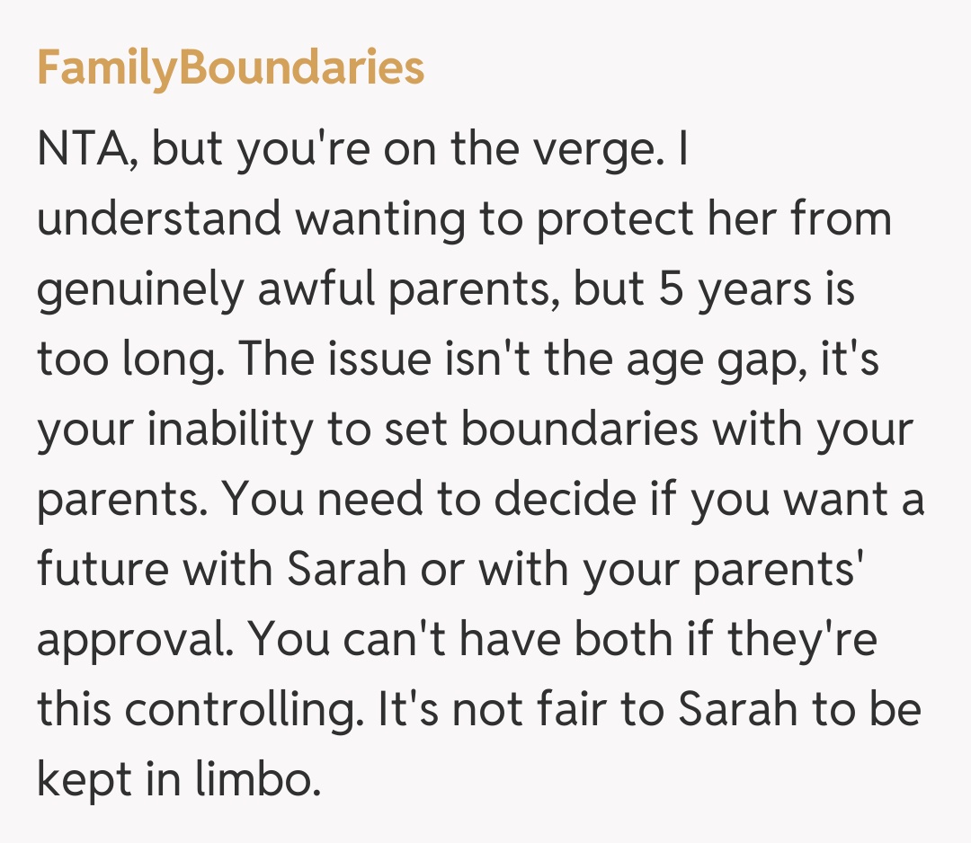 Comentariu de la FamilyBoundaries