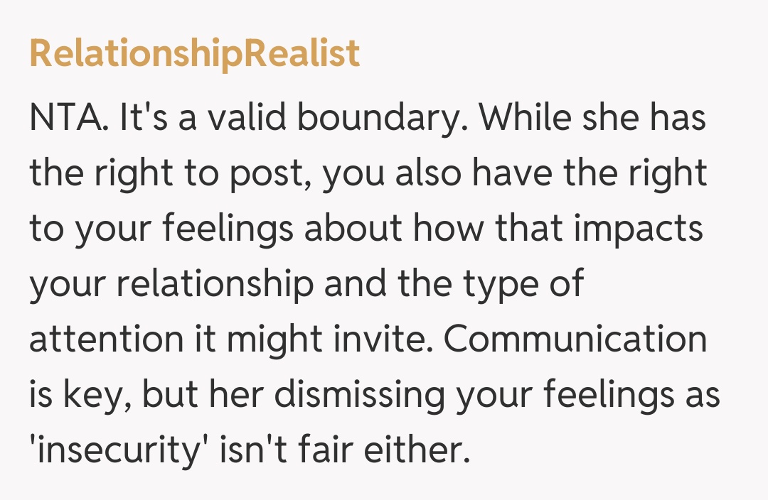 Comentariu de la RelationshipRealist