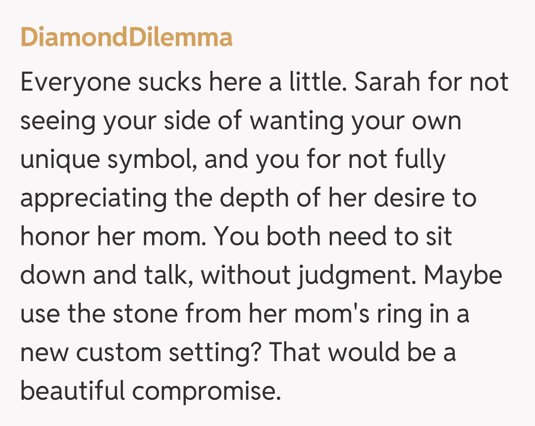 Comentariu de la DiamondDilemma