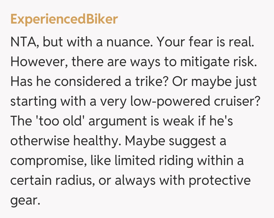 Comentariu de la ExperiencedBiker