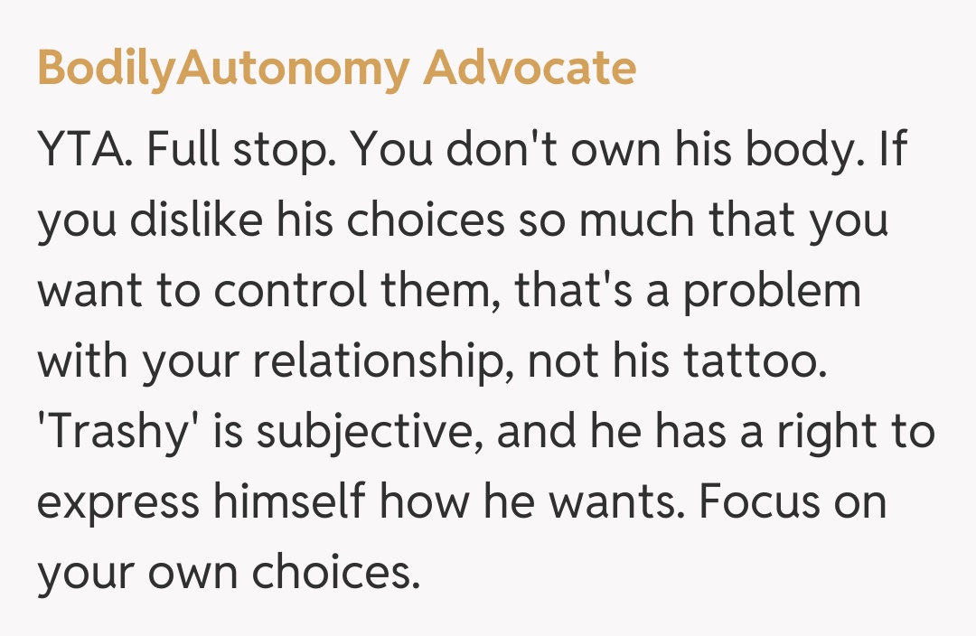 Comentariu de la BodilyAutonomy Advocate