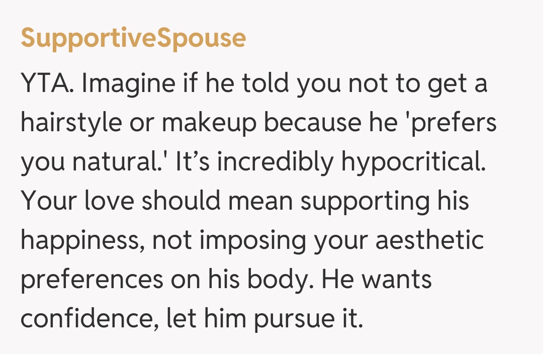 Comentariu de la SupportiveSpouse