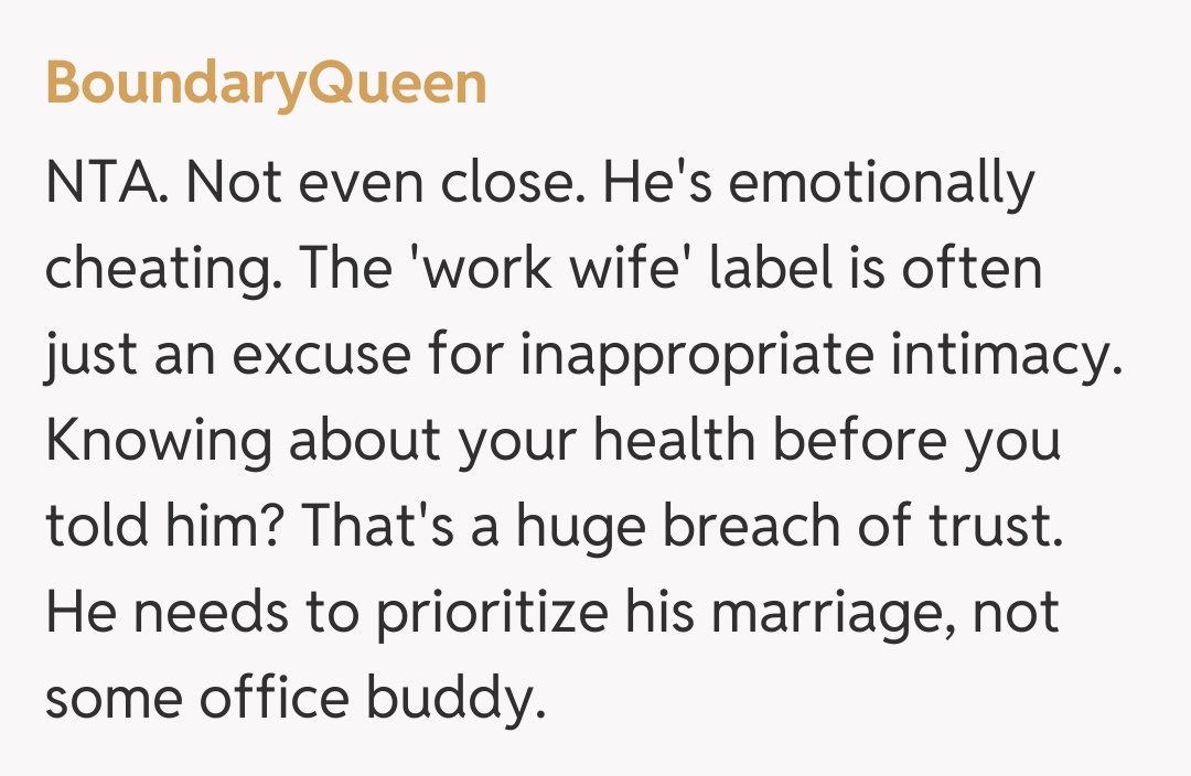 Comentariu de la BoundaryQueen