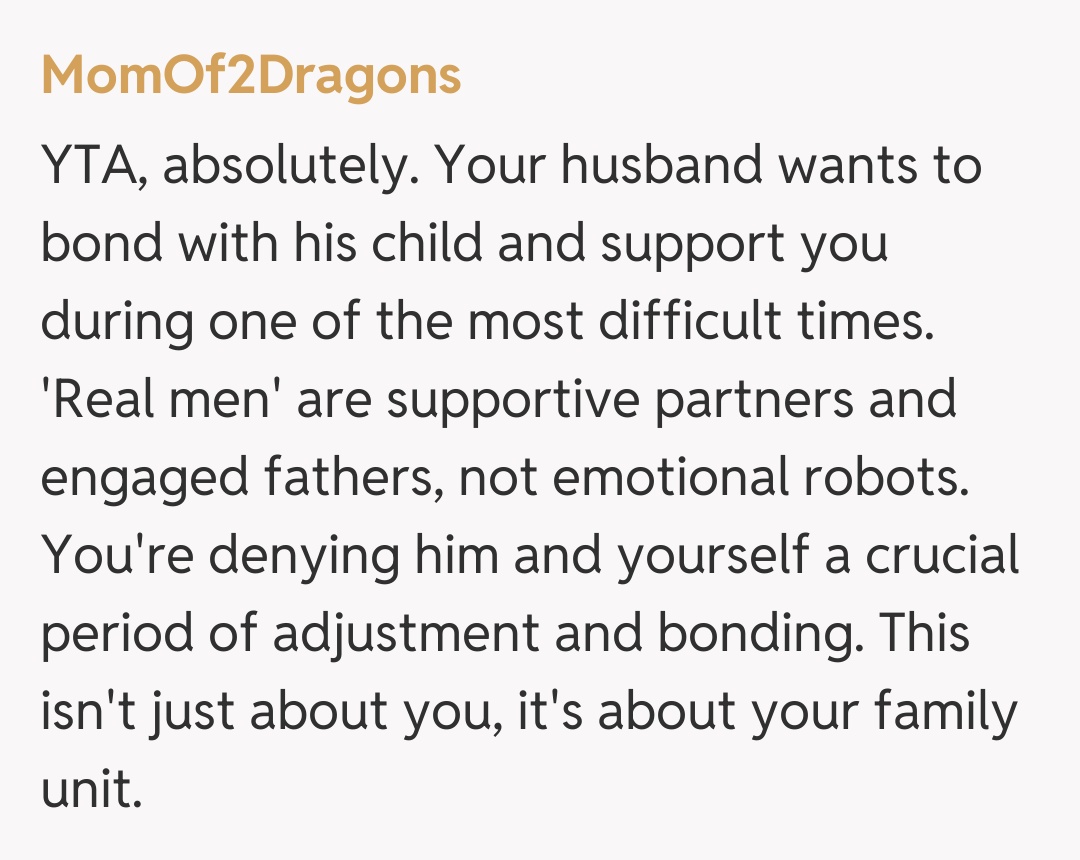 Comentariu de la MomOf2Dragons