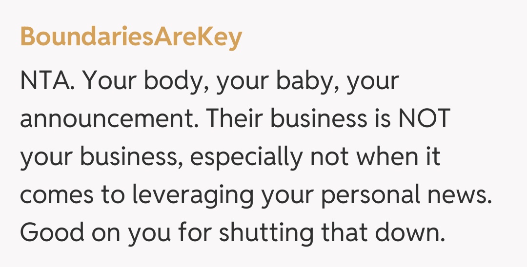 Comentariu de la BoundariesAreKey