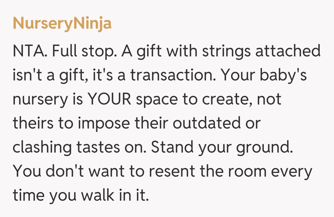 Comentariu de la NurseryNinja