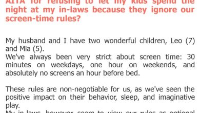 Photo of AITA for refusing to let my kids spend the night at my in-laws because they ignore our screen-time rules?