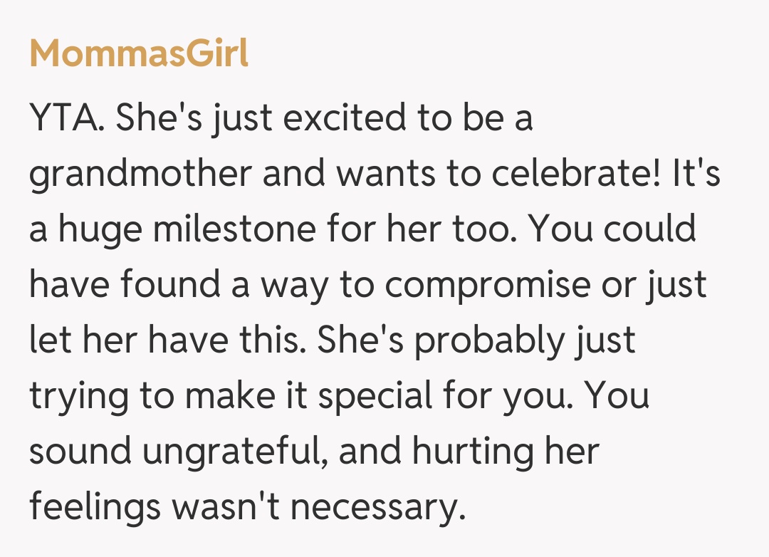 Comentariu de la MommasGirl