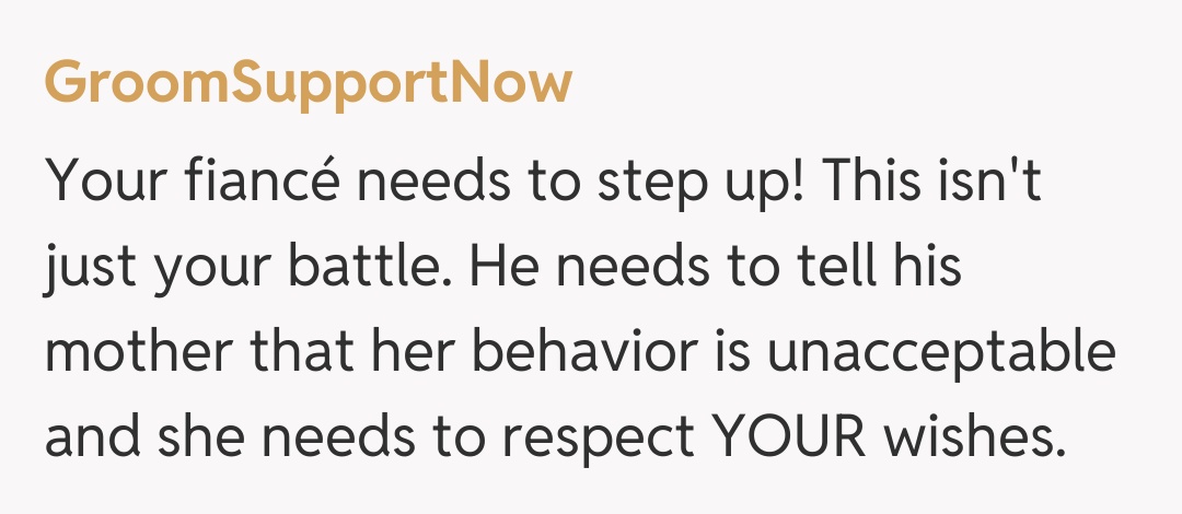 Comentariu de la GroomSupportNow