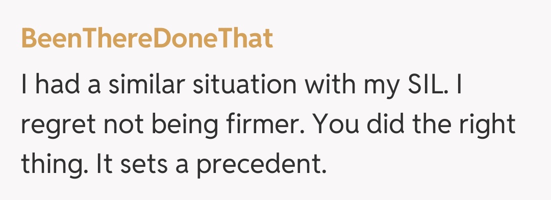 Comentariu de la BeenThereDoneThat