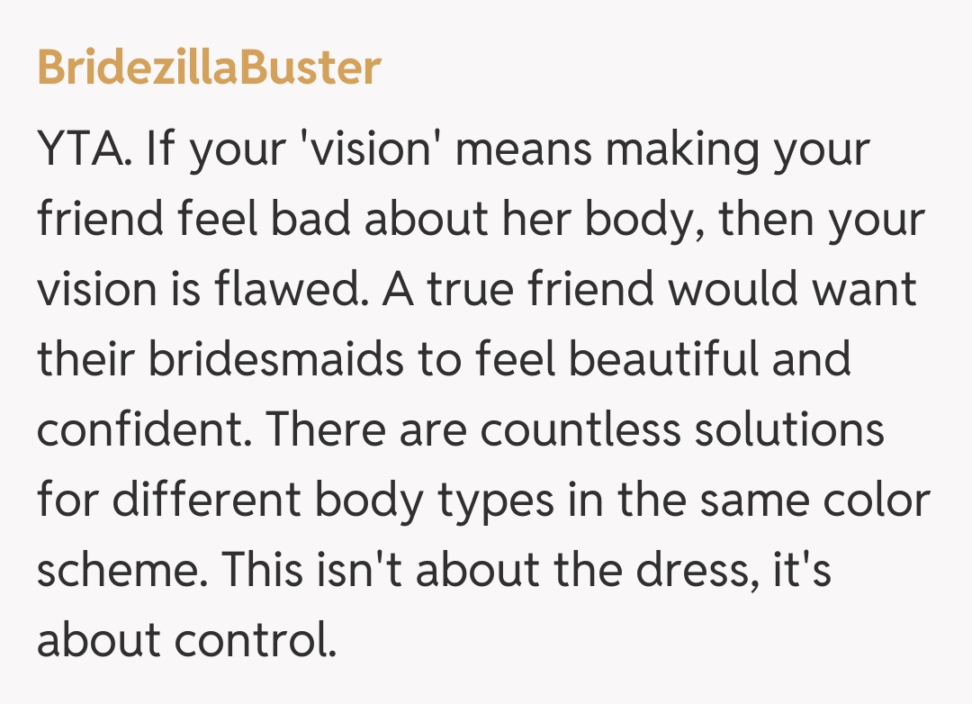 Comentariu de la BridezillaBuster