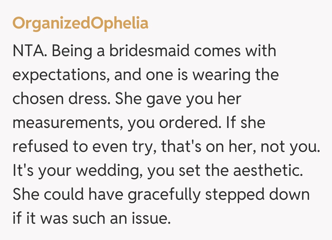 Comentariu de la OrganizedOphelia