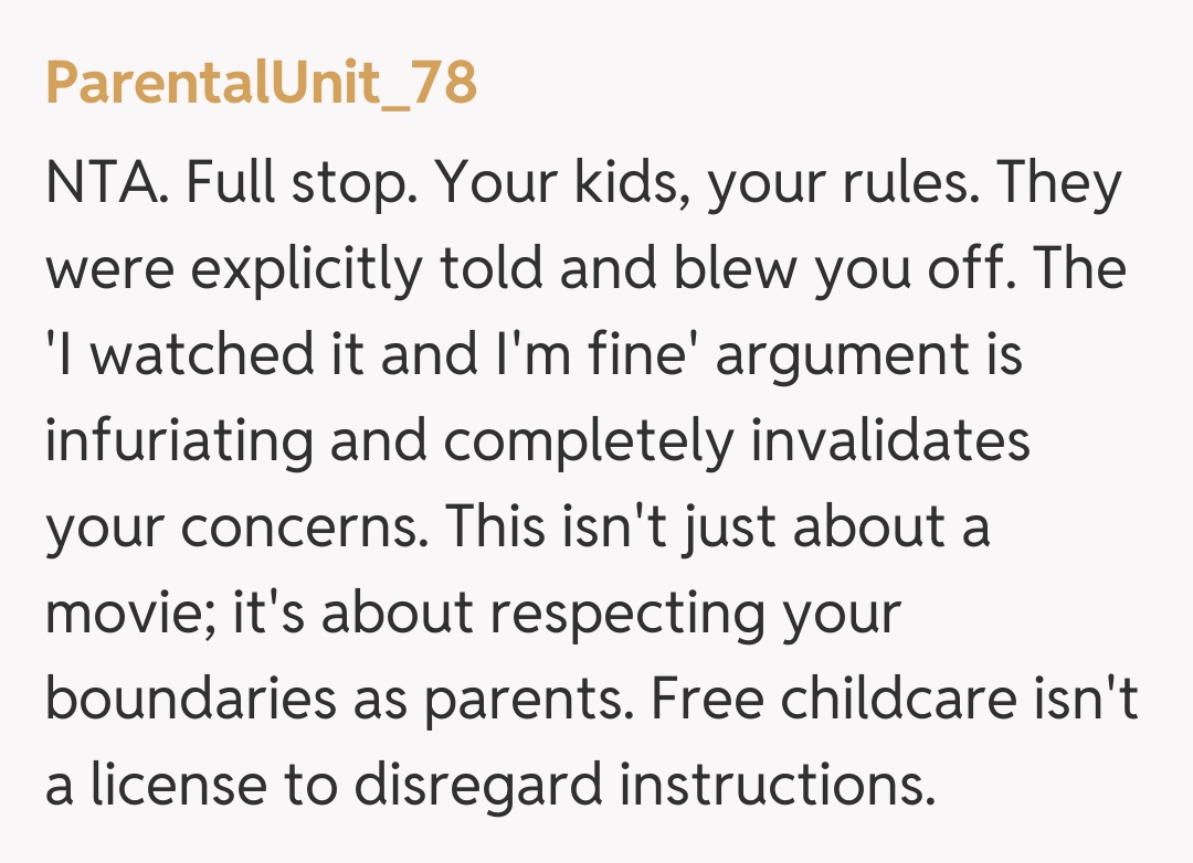 Comentariu de la ParentalUnit_78