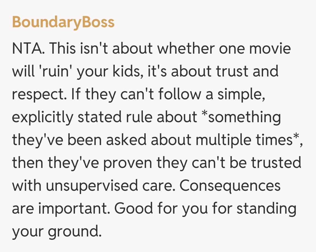 Comentariu de la BoundaryBoss