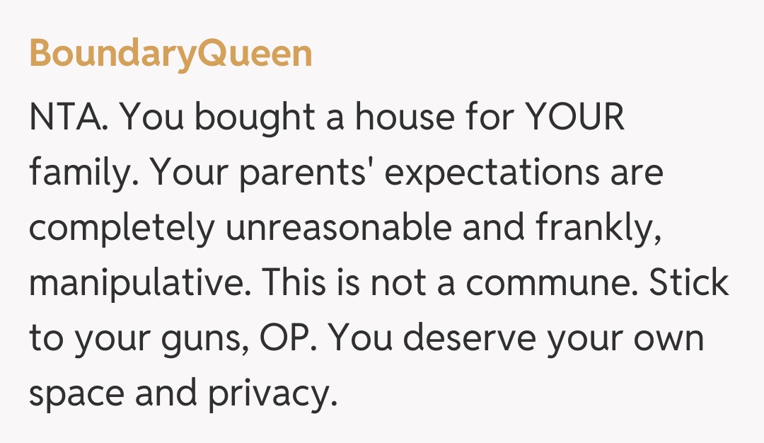 Comentariu de la BoundaryQueen